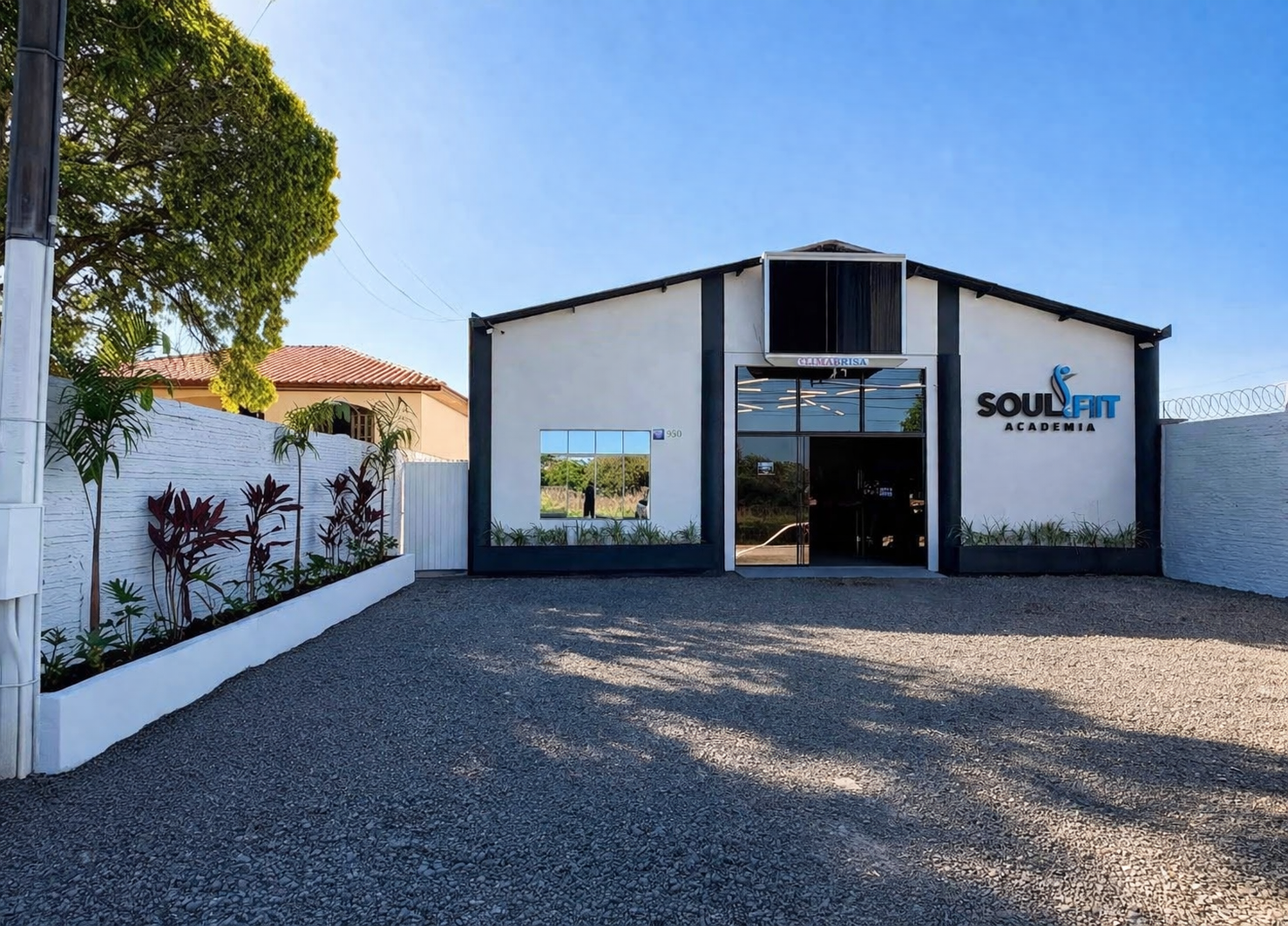 Fachada da Soul & Fit Academia